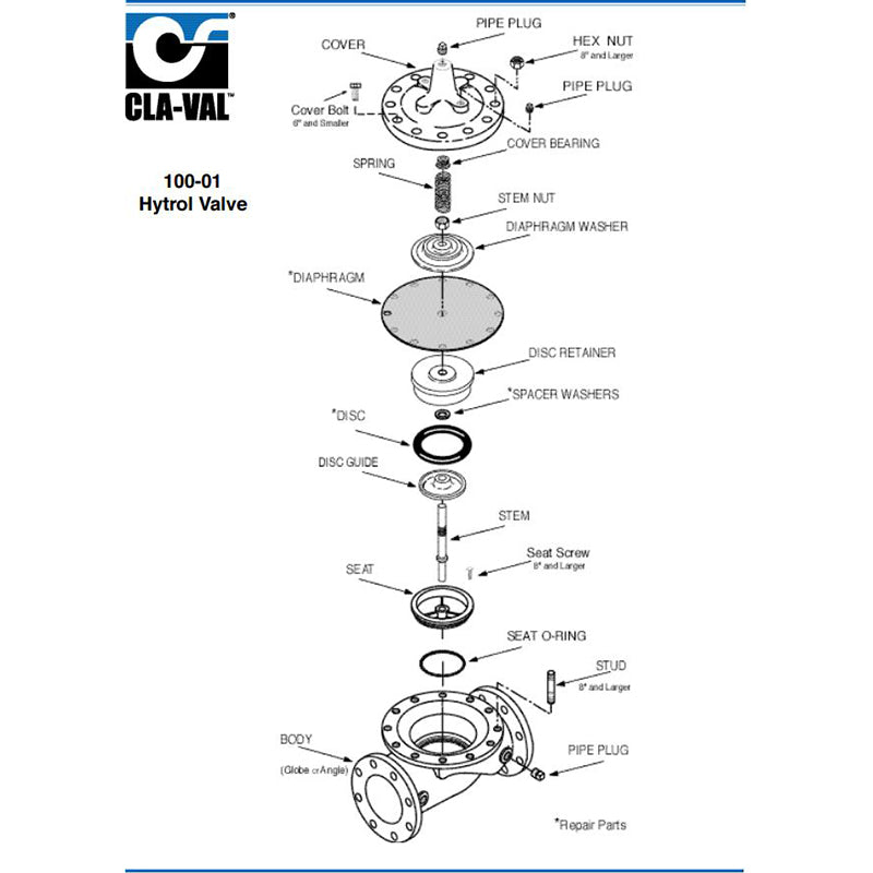 CLAVAL | HYTROL VALVE STEM 4" | V5455A