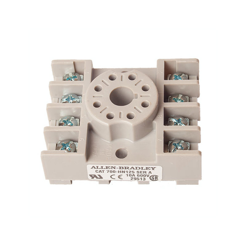 ALLEN BRADLEY | TUBE BASE SOCKET | 8 PIN | 600 VOLT | 700HN125