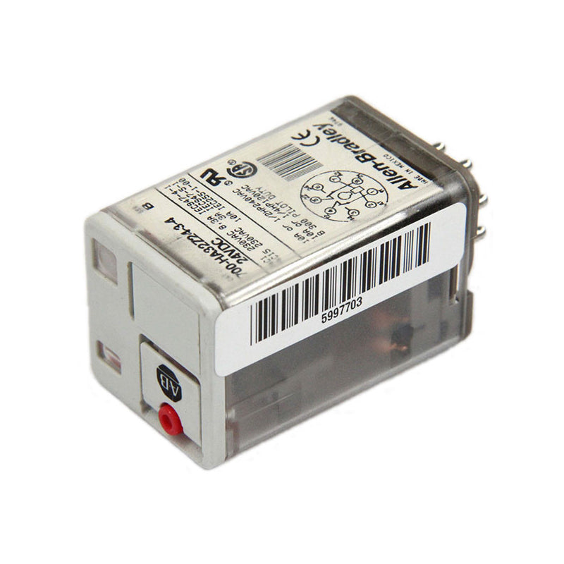 ALLEN BRADLEY | TUBE BASE RELAY, 8 PIN, 10 AMPS, 24 VOLTS, 2 POLES | 700HA32Z24